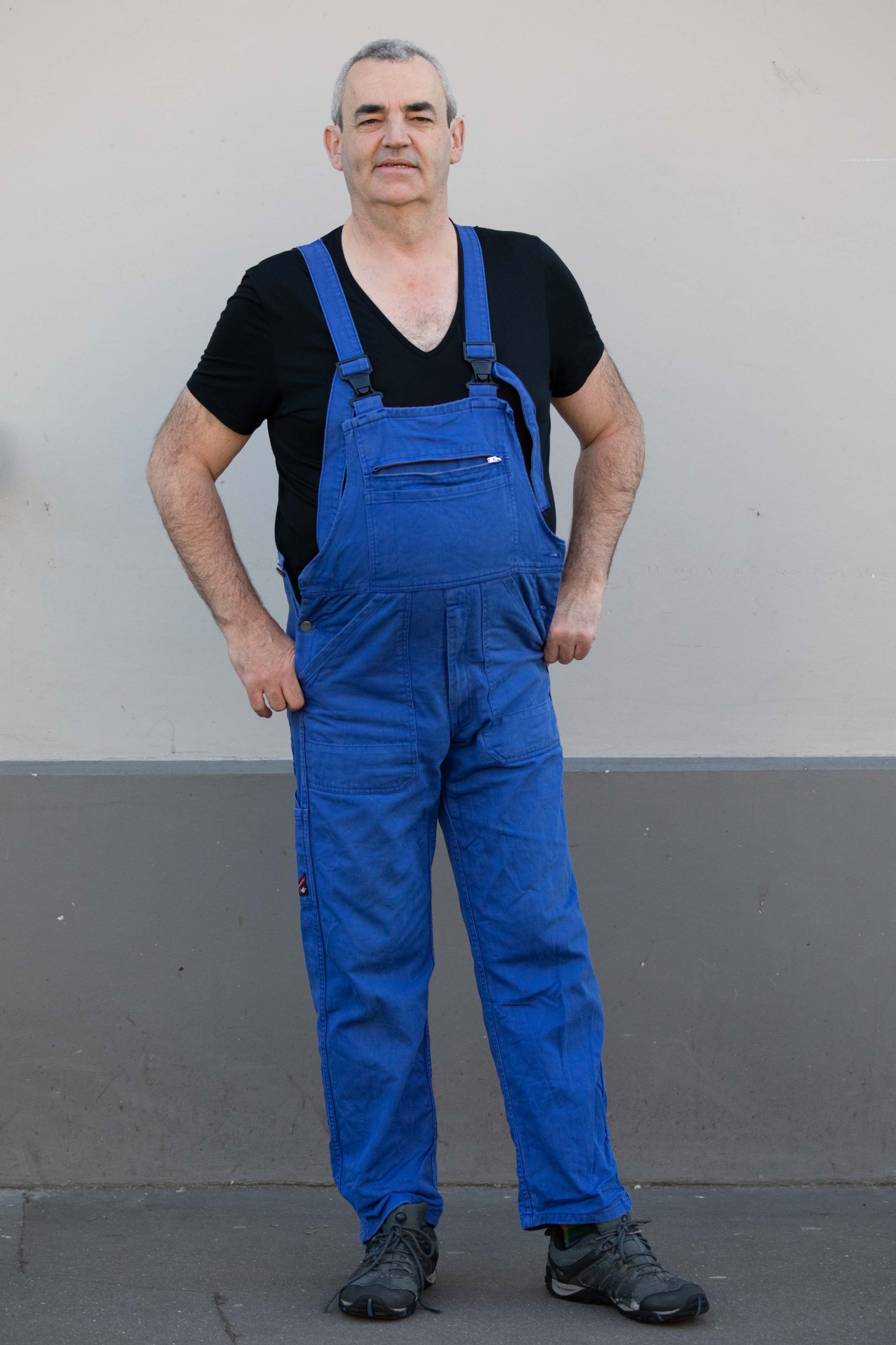 Rôle — bleu de travail
